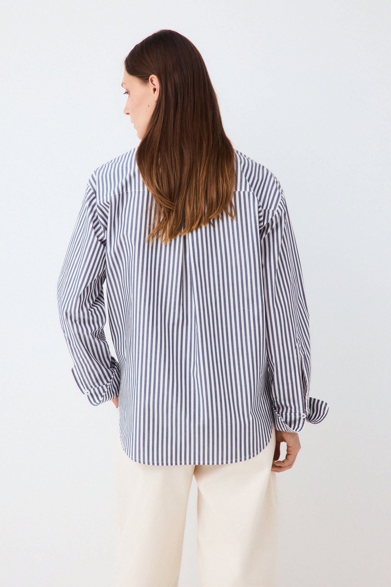 Pedro del Hierro Striped loose shirt Red