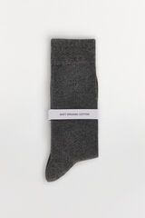 Pedro del Hierro Plain sports socks Grey