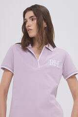 Pedro del Hierro Polo manga corta Morado