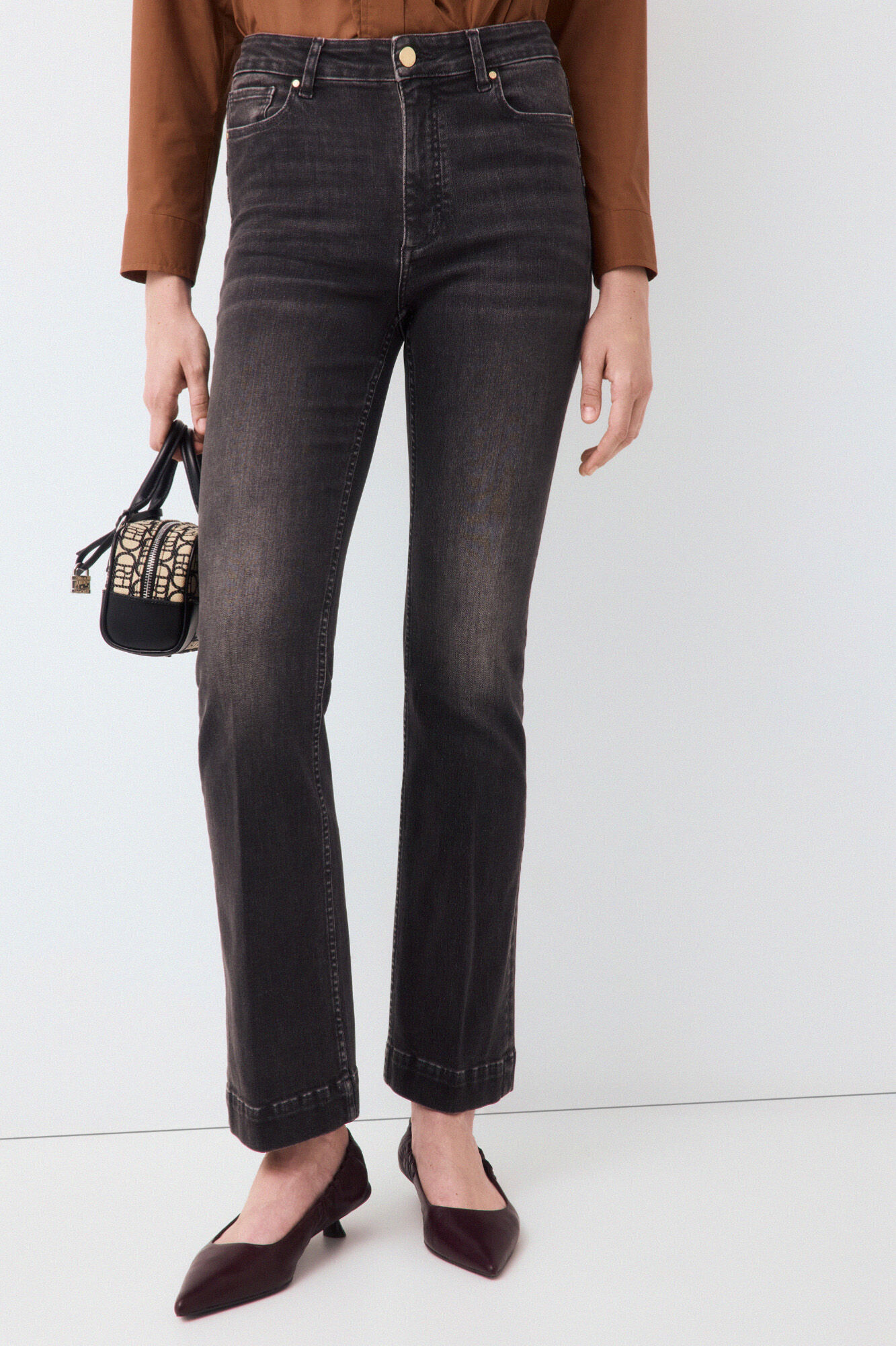 Pedro del Hierro Basic push up stove pipe jeans Grey