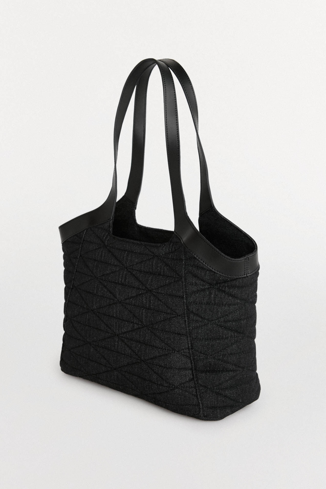 Pedro del Hierro Bolsa de compras acolchoada Cizento