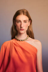 Pedro del Hierro Asymmetric runway top Orange