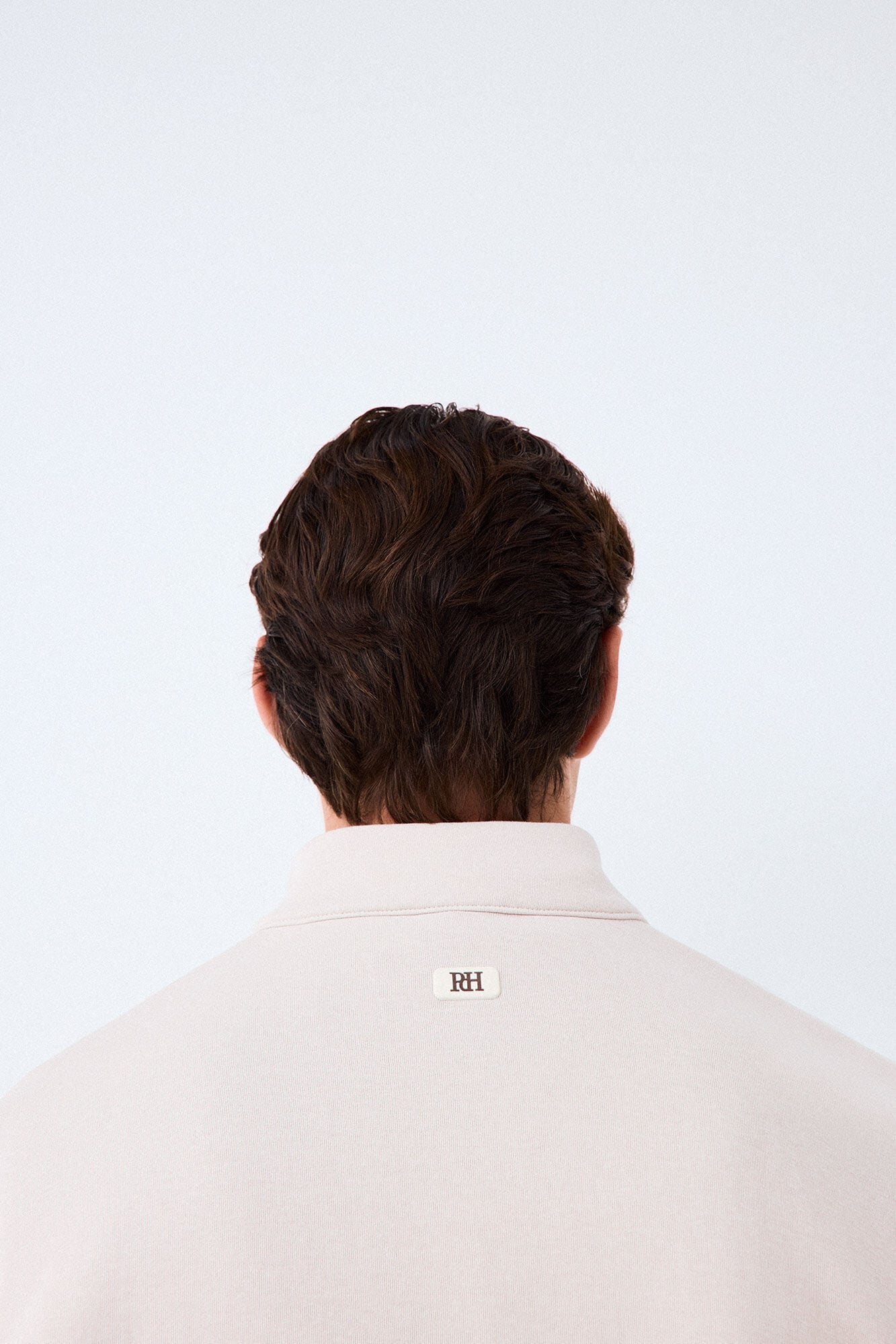 Pedro del Hierro Technical Golf funnel neck sweatshirt Beige