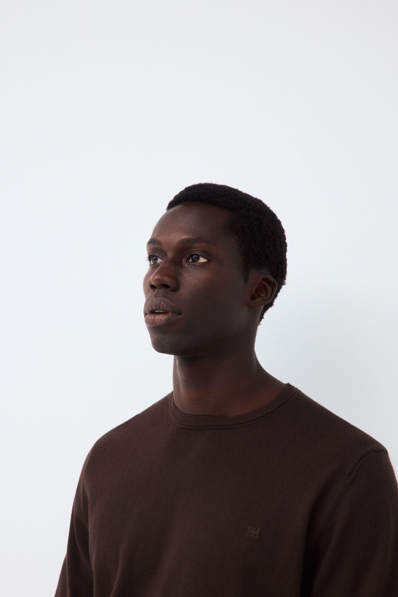 Pedro del Hierro Premium cotton silk cashmere knit jumper Brown