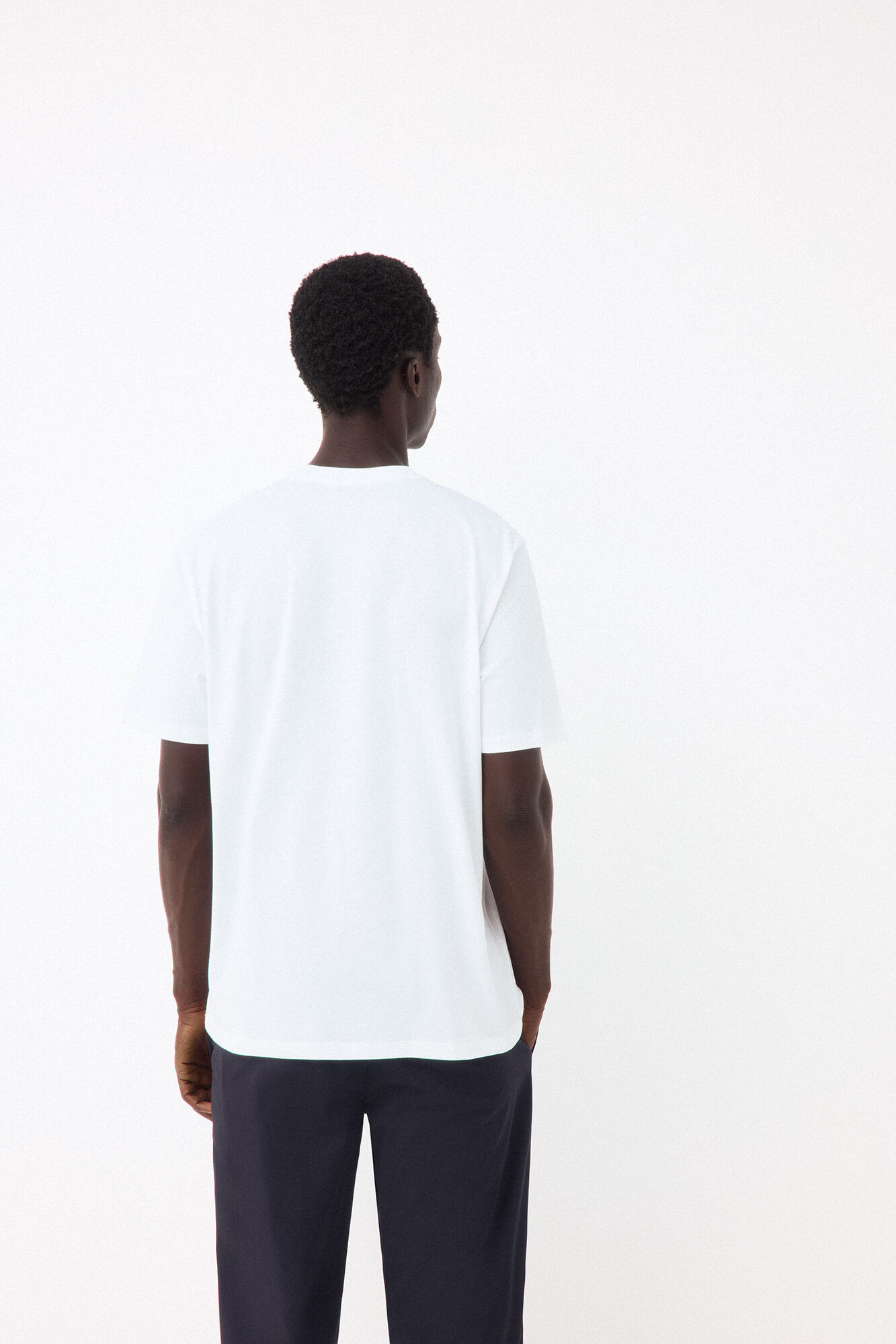 Pedro del Hierro T-shirt with logo and text Branco
