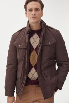 Pedro del Hierro Jacket with four pockets Brown