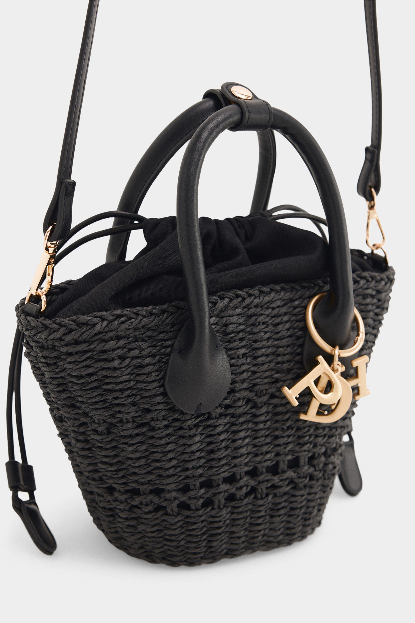 Pedro del Hierro Mini basket bag Black