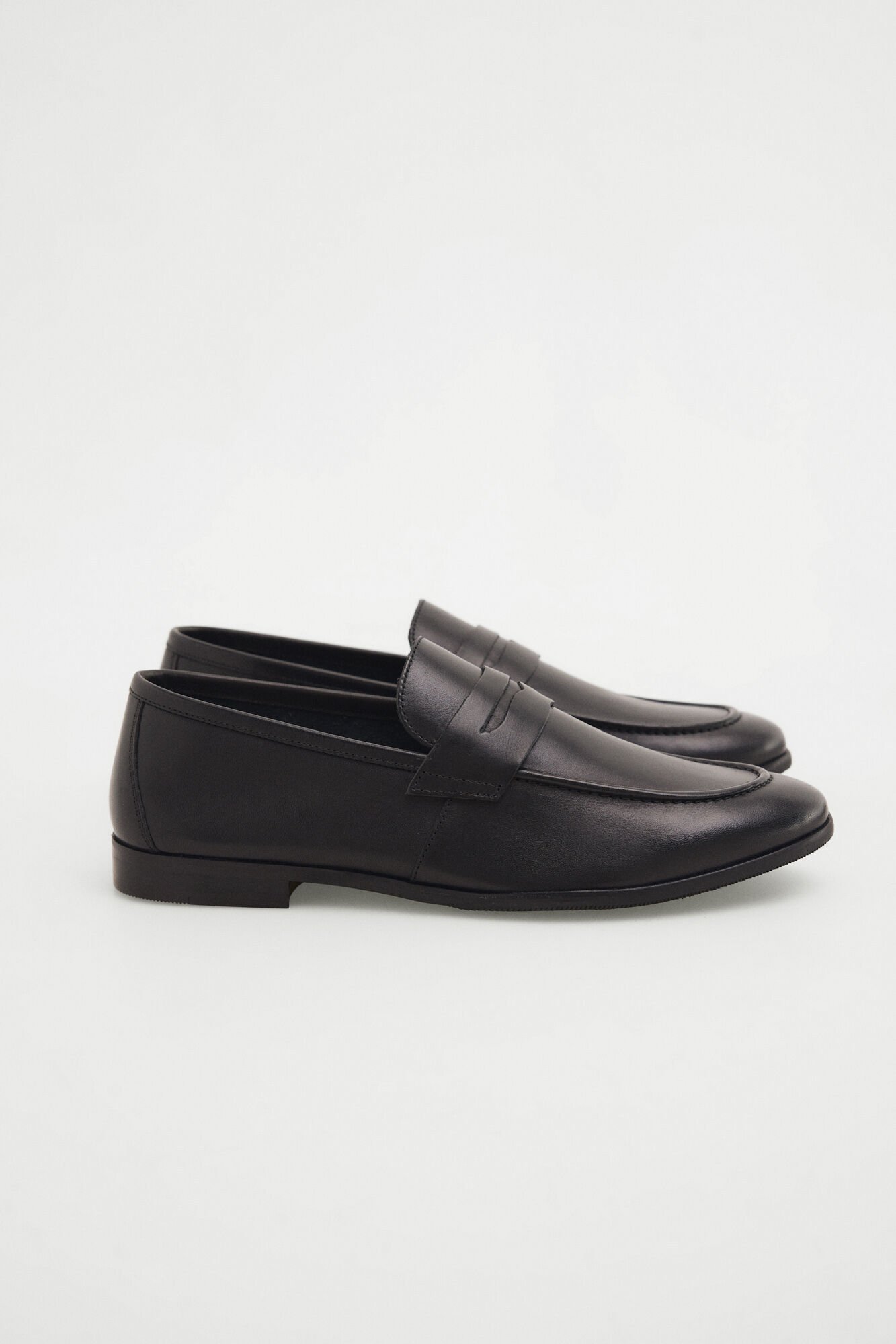 Pedro del Hierro Mocassim em pele Preto