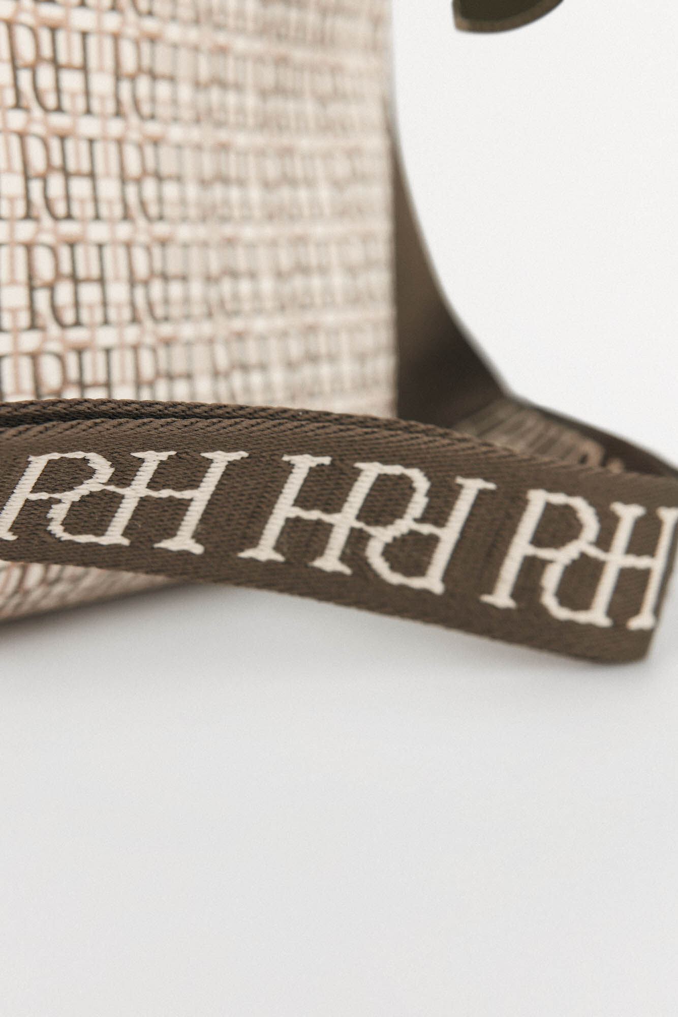 Pedro del Hierro Monogrammed mini tote crossbody bag Green