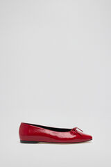 Pedro del Hierro Red ballerina with logo Orange