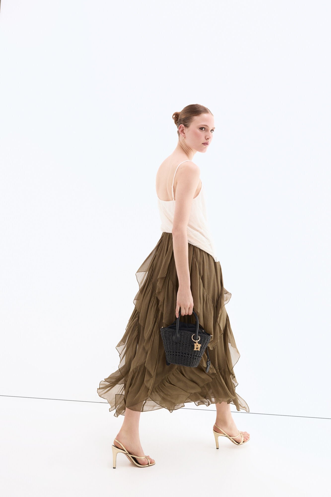 Pedro del Hierro Double vest top Brown