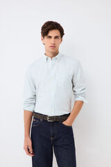 Pedro del Hierro Striped shirt Green