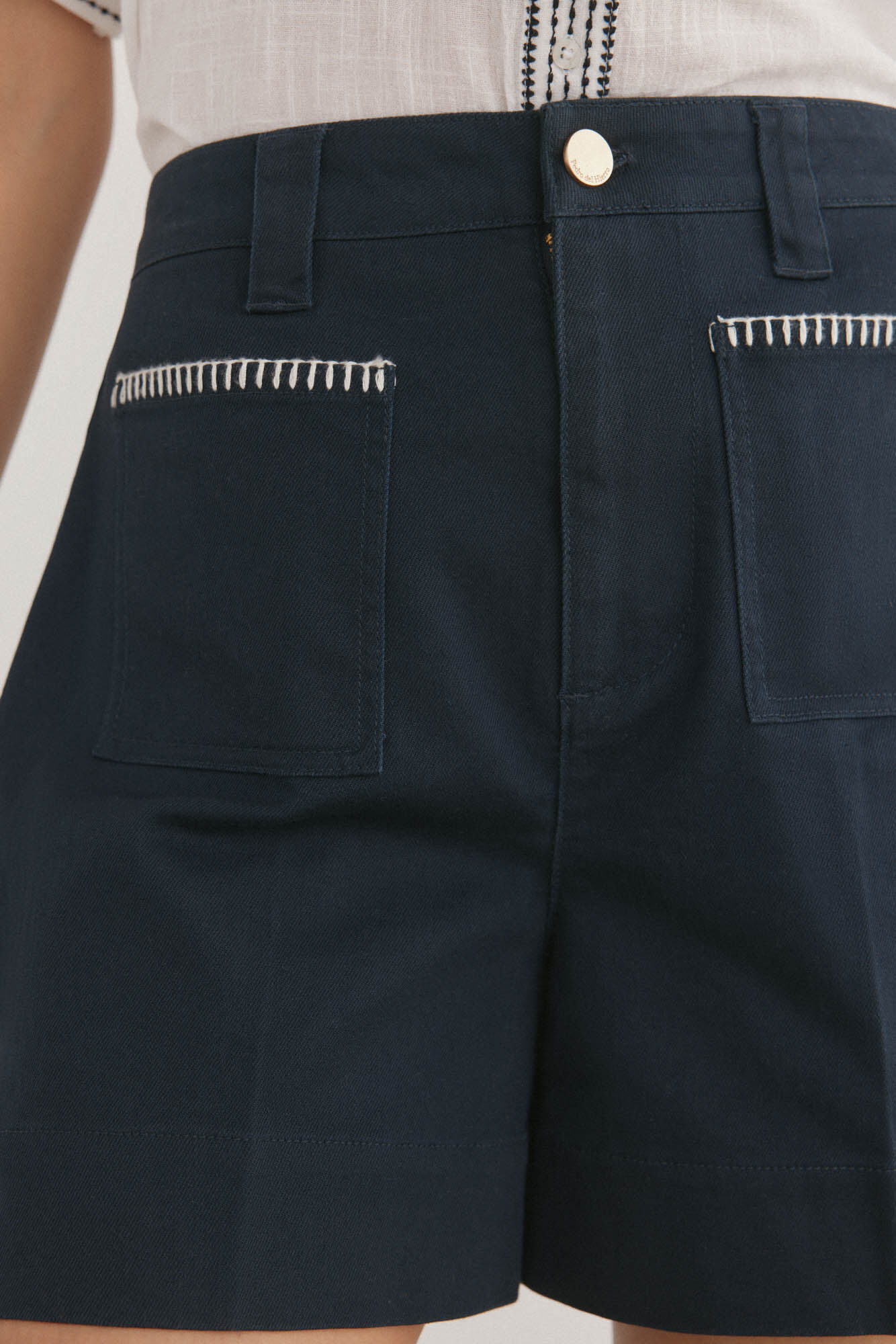 Pedro del Hierro Bermudas vaqueras Gris
