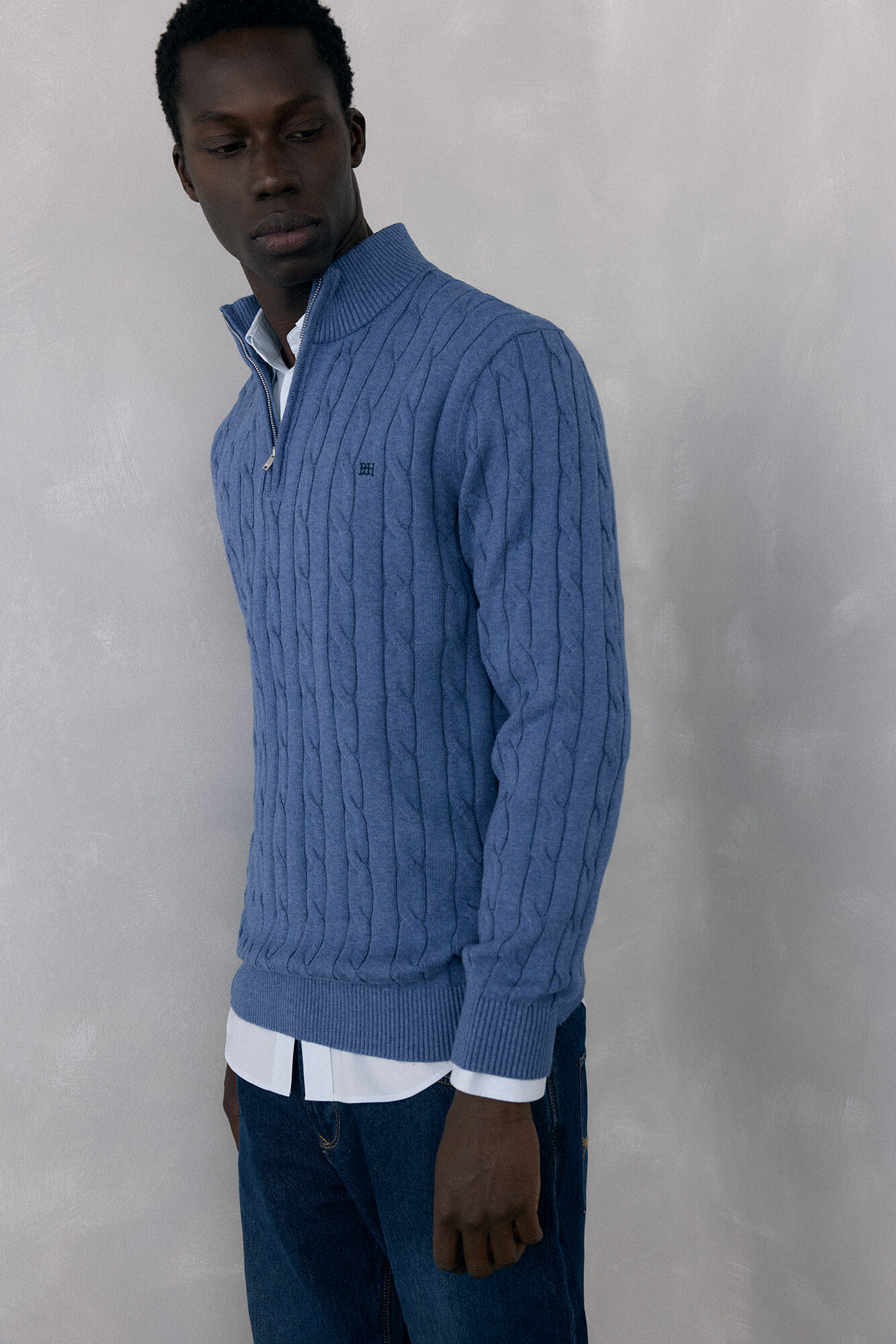 Pedro del Hierro Trucker neck jumper