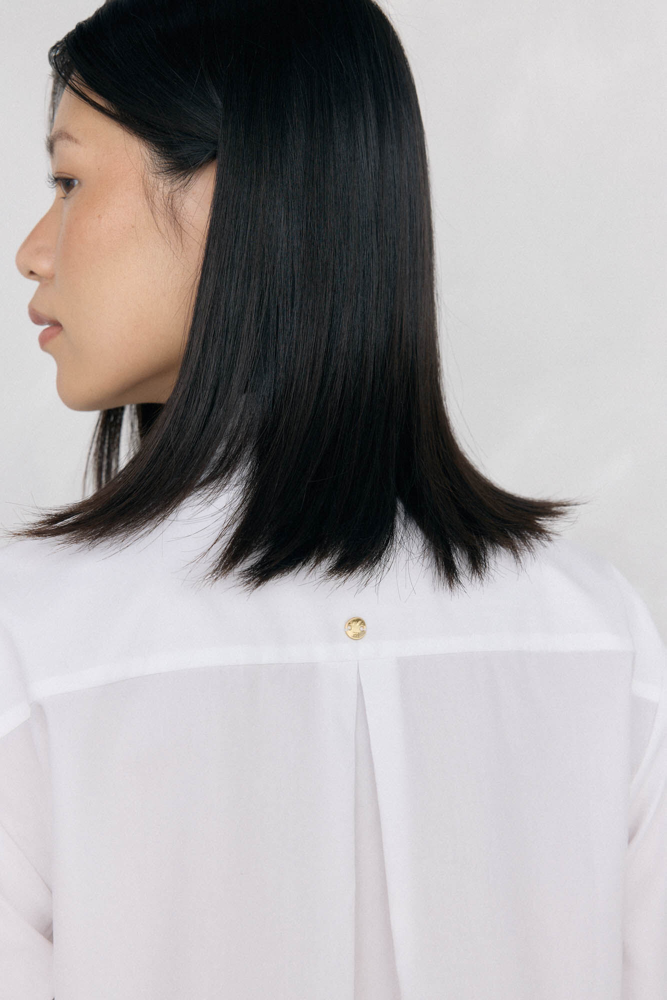 Pedro del Hierro Camisa de la&ccedil;ada largo Branco