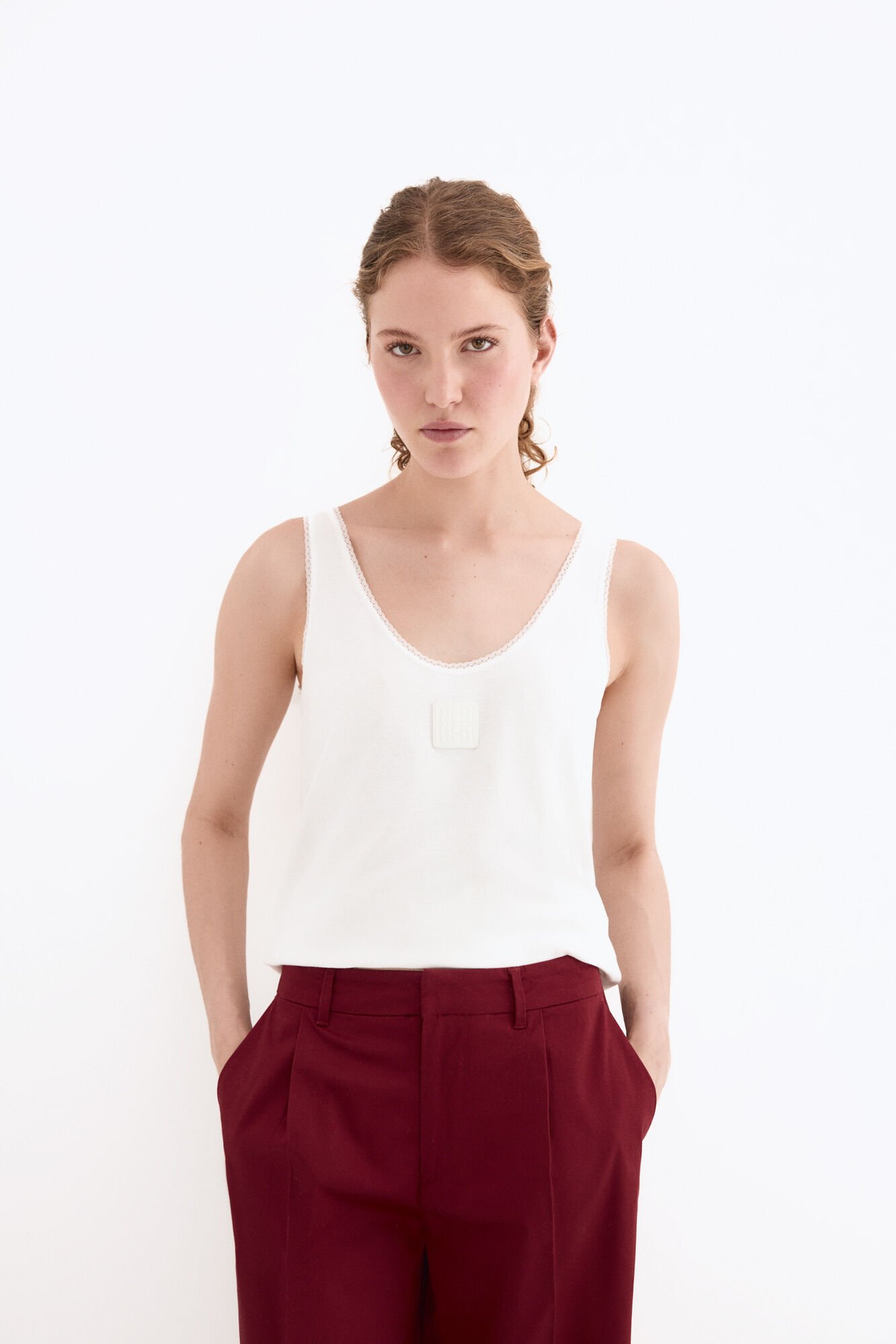 Pedro del Hierro V-neck vest top