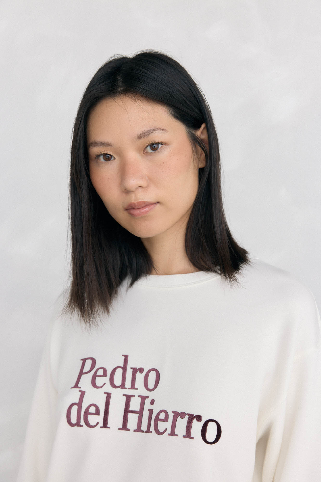 Pedro del Hierro long sleeve T-shirt with soft touch logo and activewear