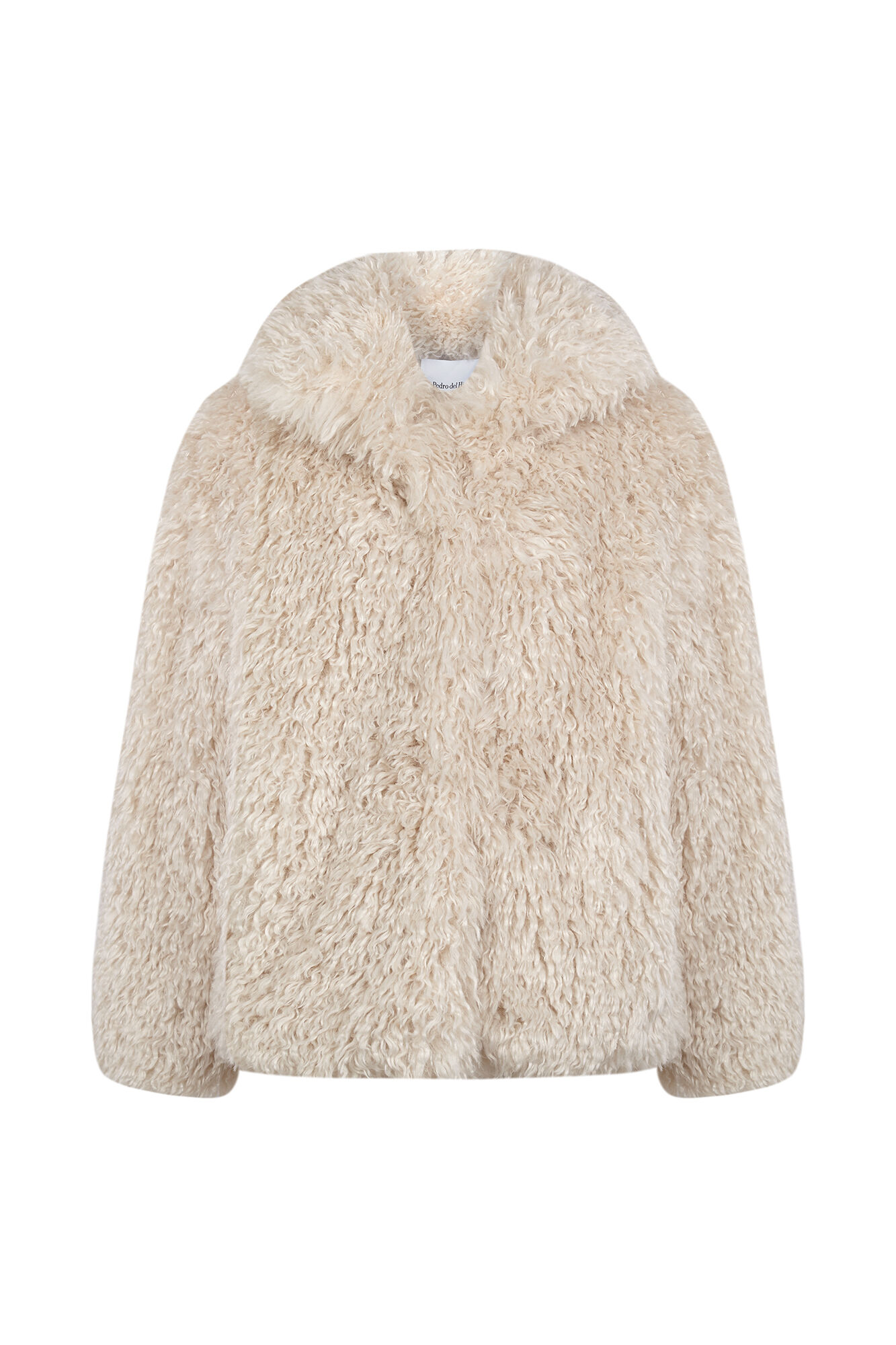 Pedro del Hierro Coat fur effect coat Beige