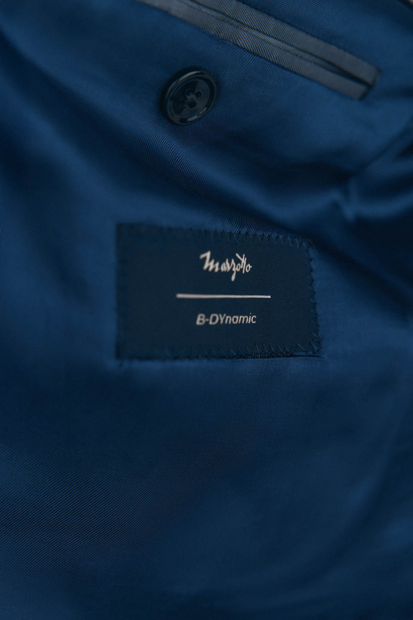 Pedro del Hierro Blazer bi-el&aacute;stico liso e sob medida Azul