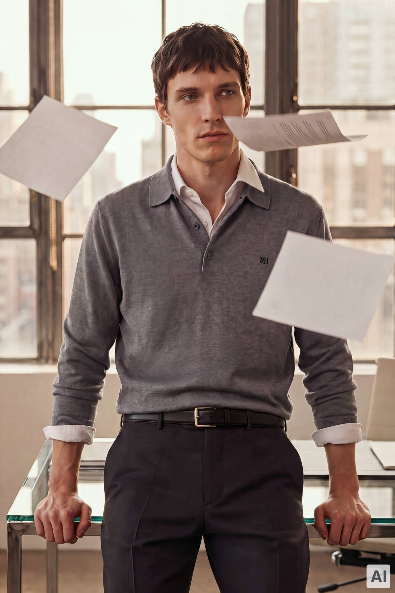 Pedro del Hierro Premium cotton silk cashmere knit jumper