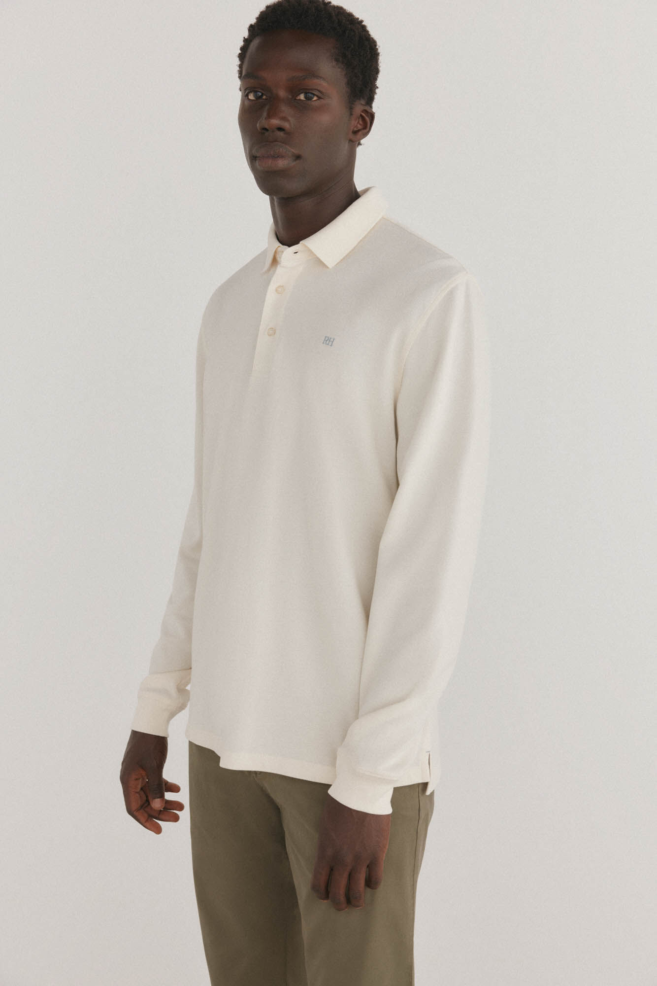 Pedro del Hierro Polo b&aacute;sico manga larga