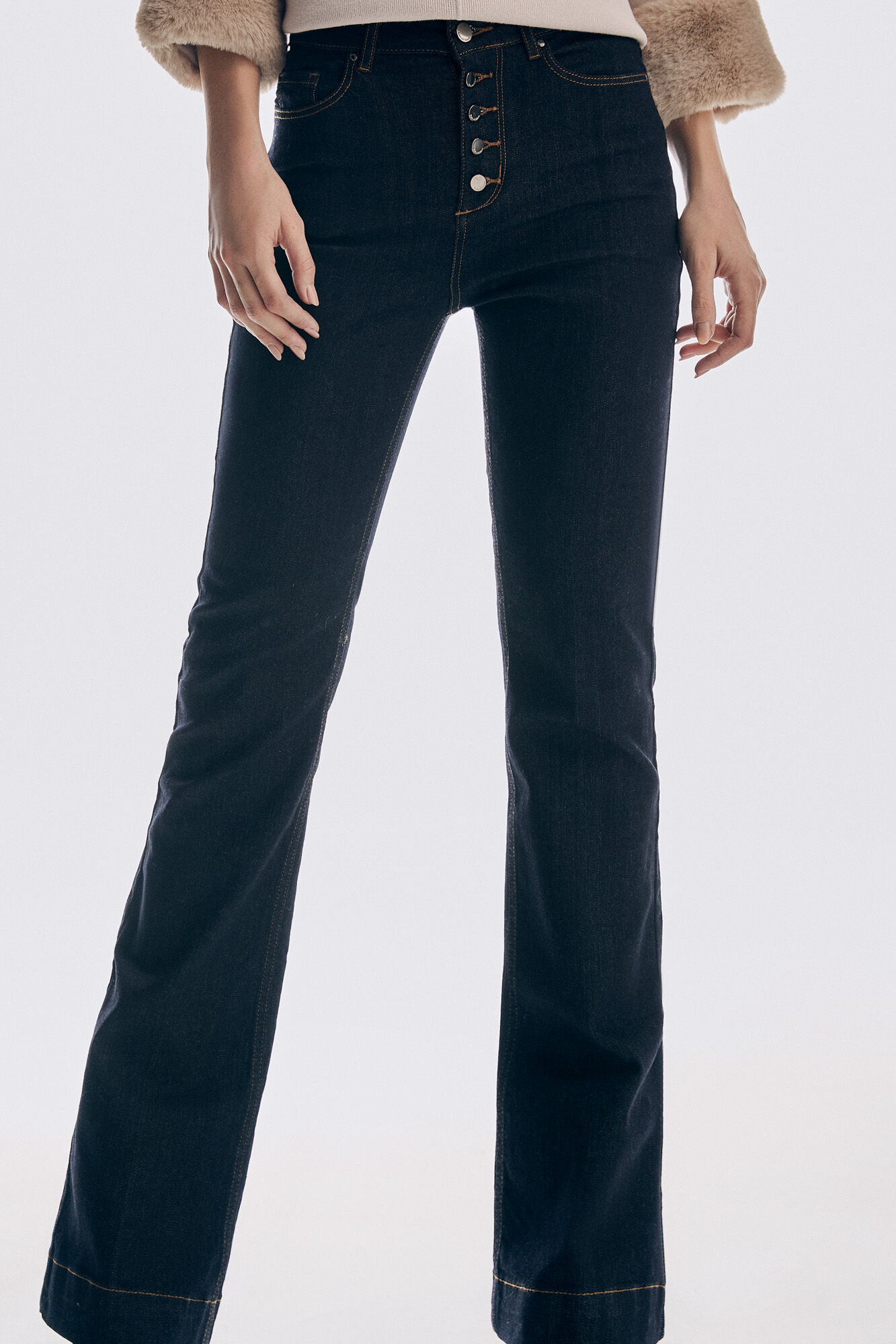Pedro del Hierro Flared jeans Blue