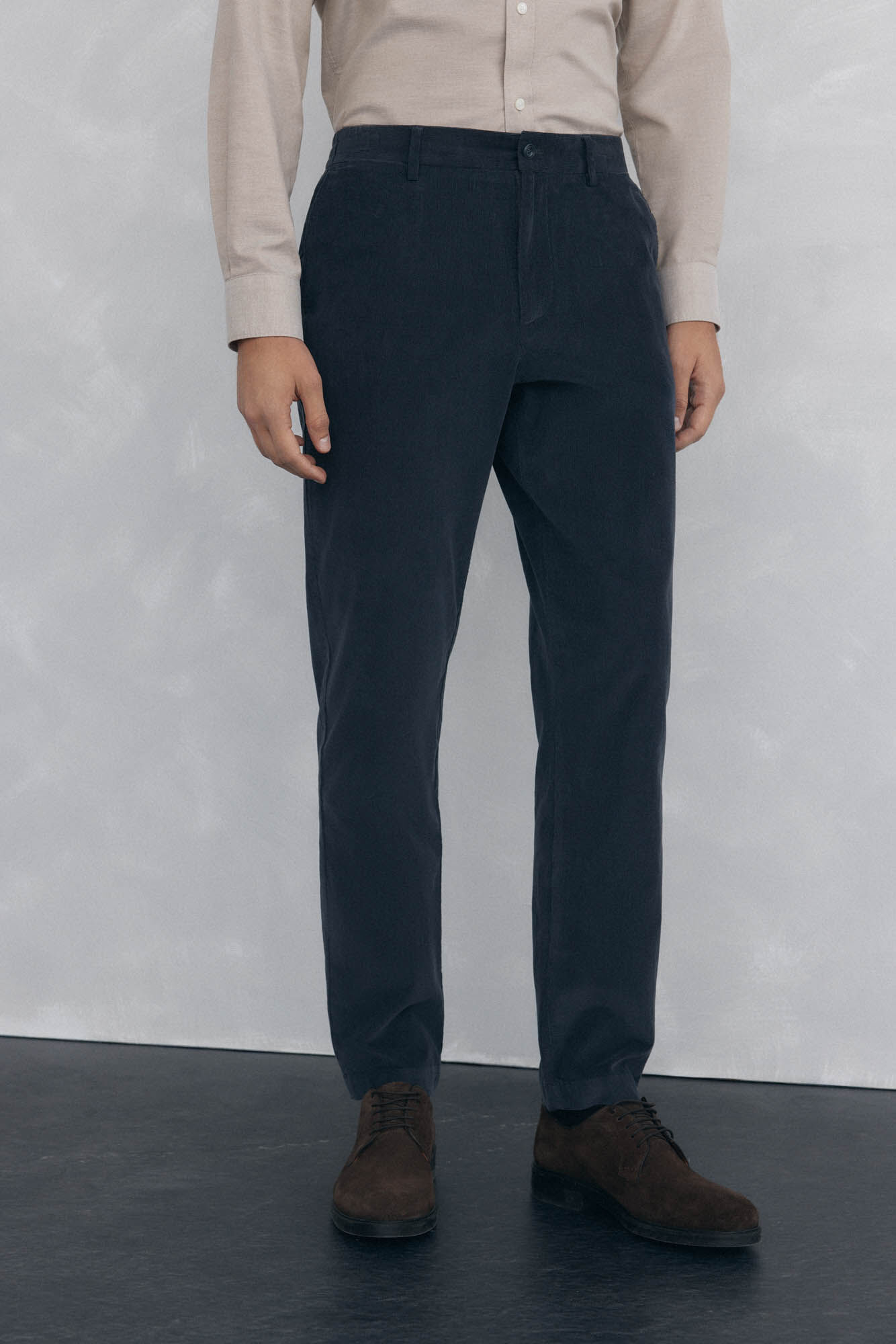 Pedro del Hierro Slim fit lightweight corduroy chinos pants