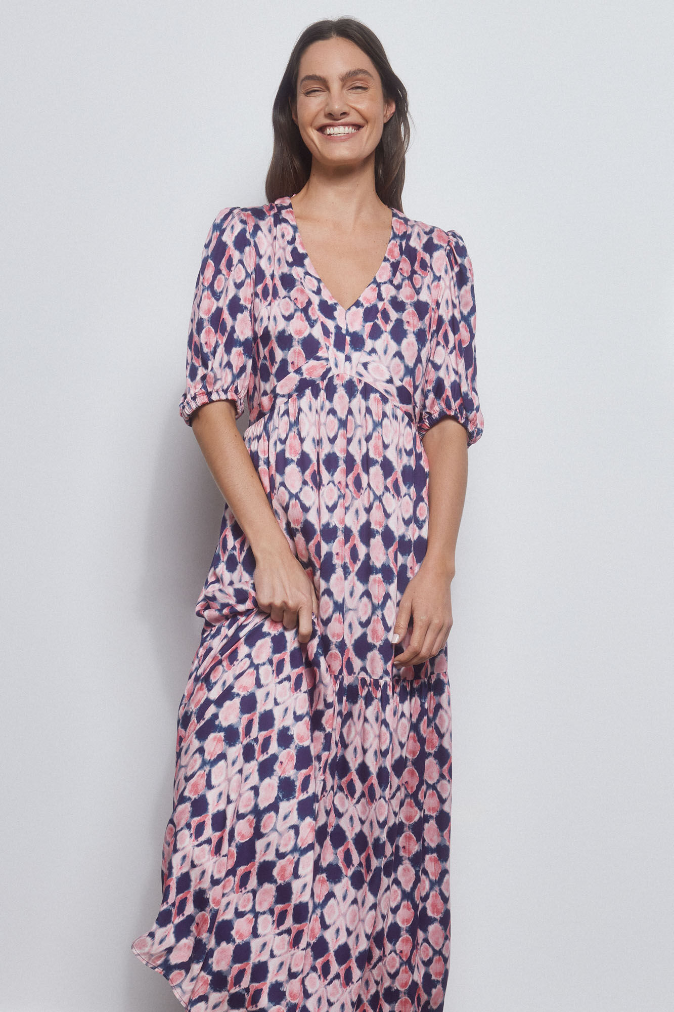 Pedro del Hierro Printed tunic dress Blue