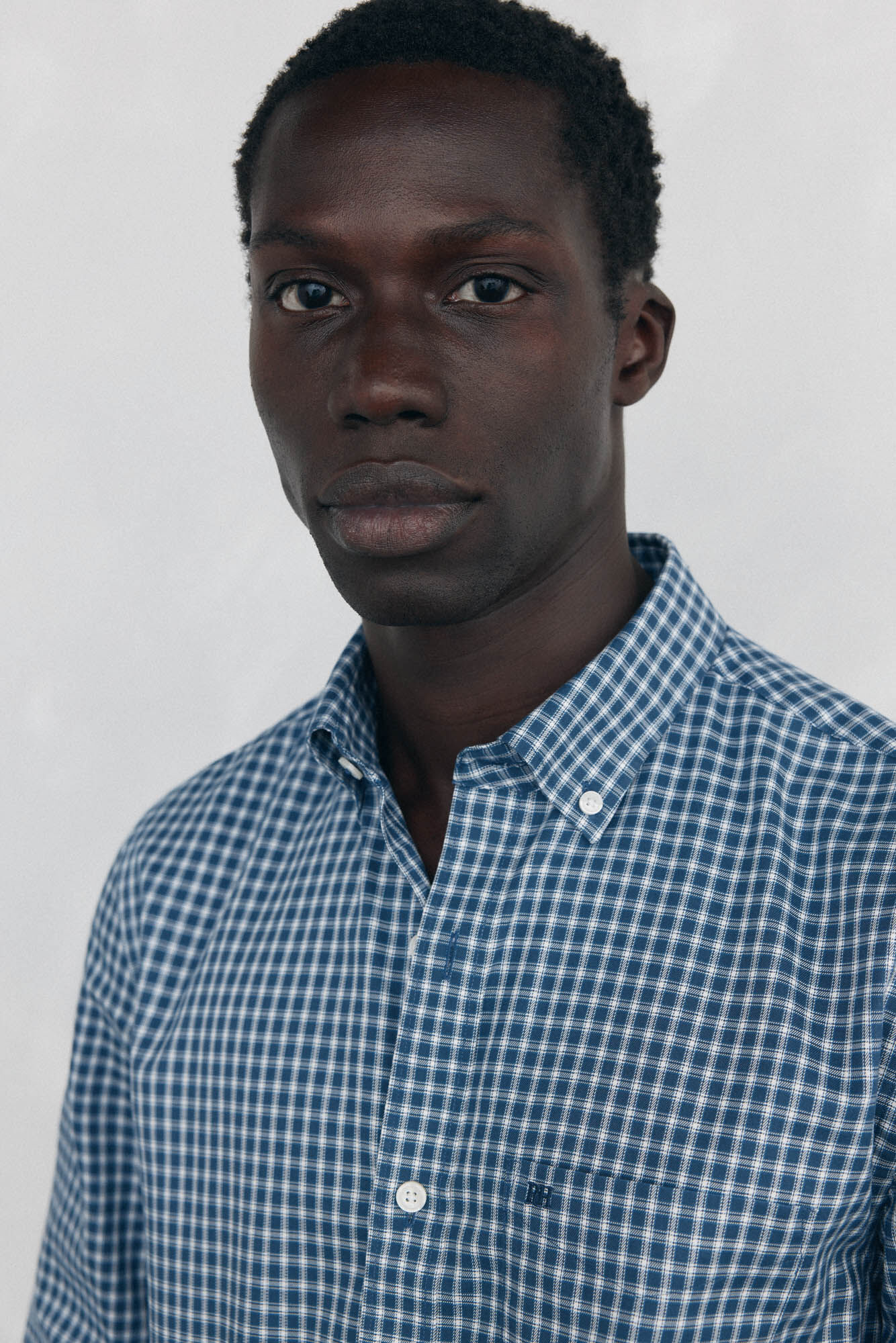 Pedro del Hierro Non-iron Oxford checked shirt