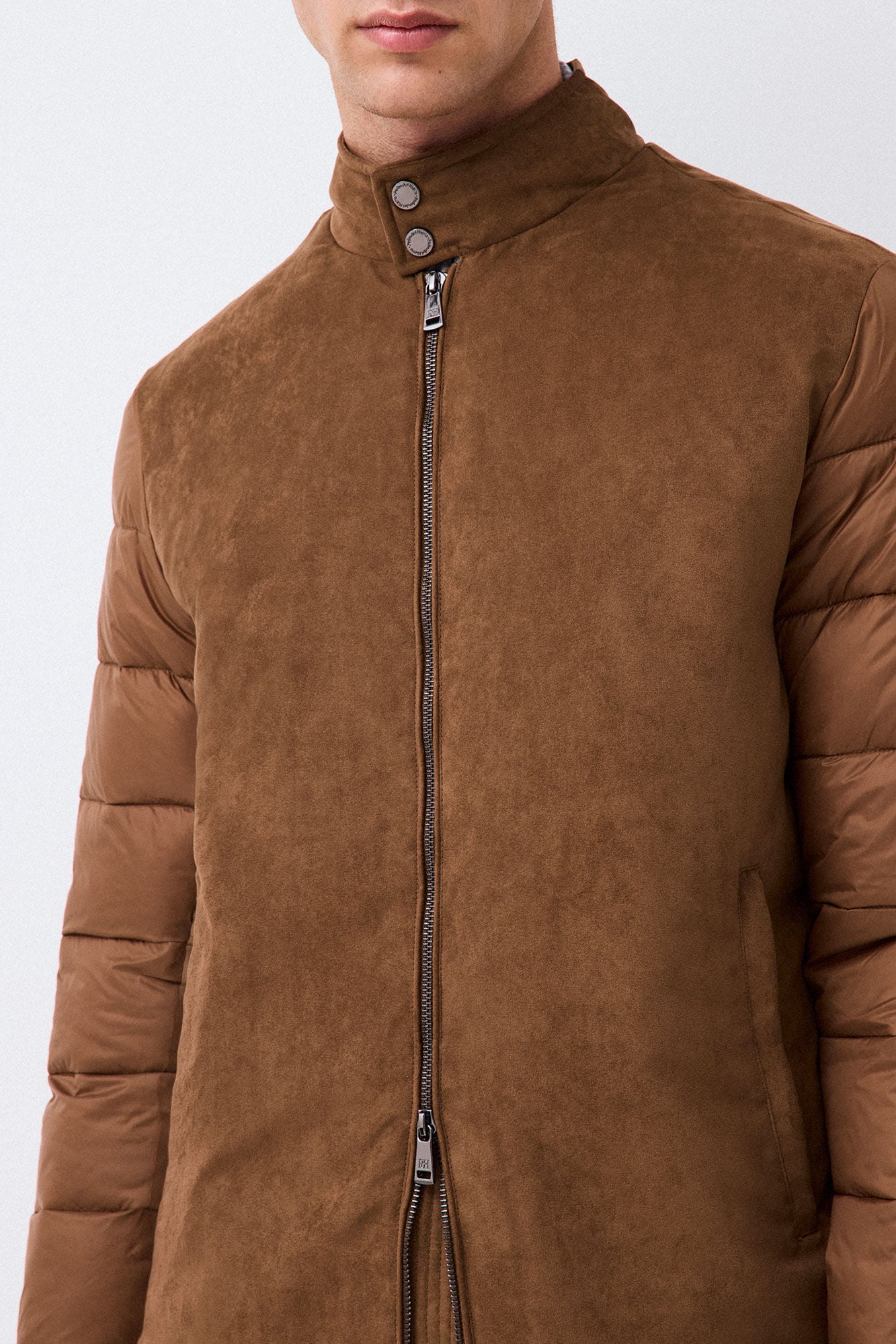 Pedro del Hierro Puffer jacket Brown