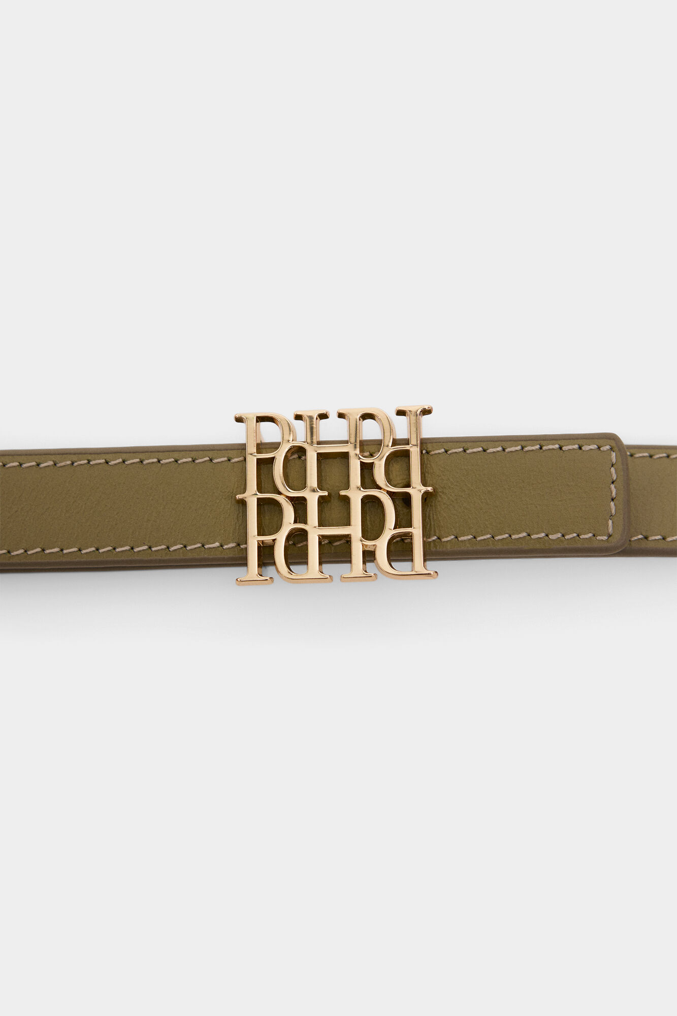 Pedro del Hierro Reversible leather belt Beige