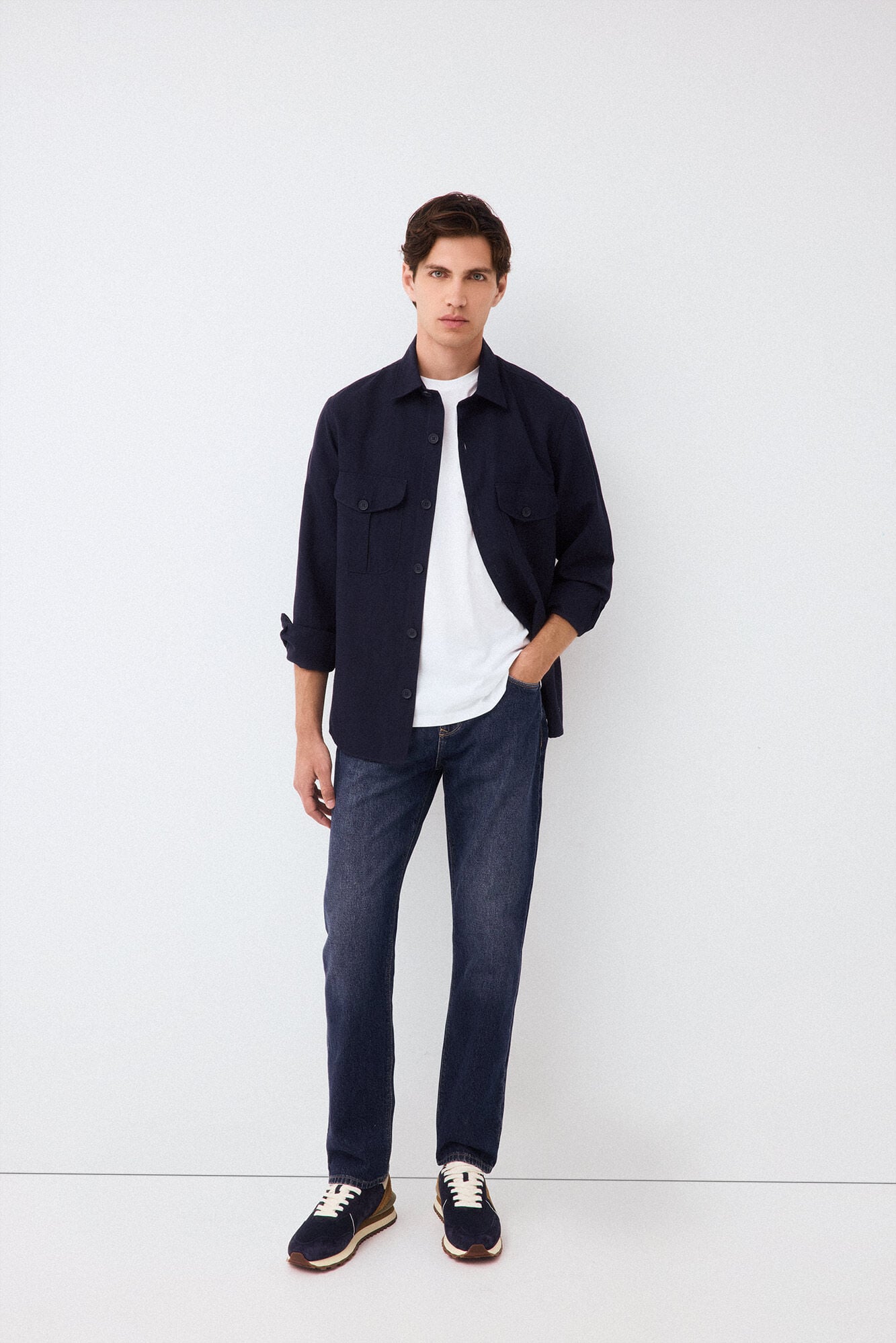 Pedro del Hierro Camiseta logo Blanco