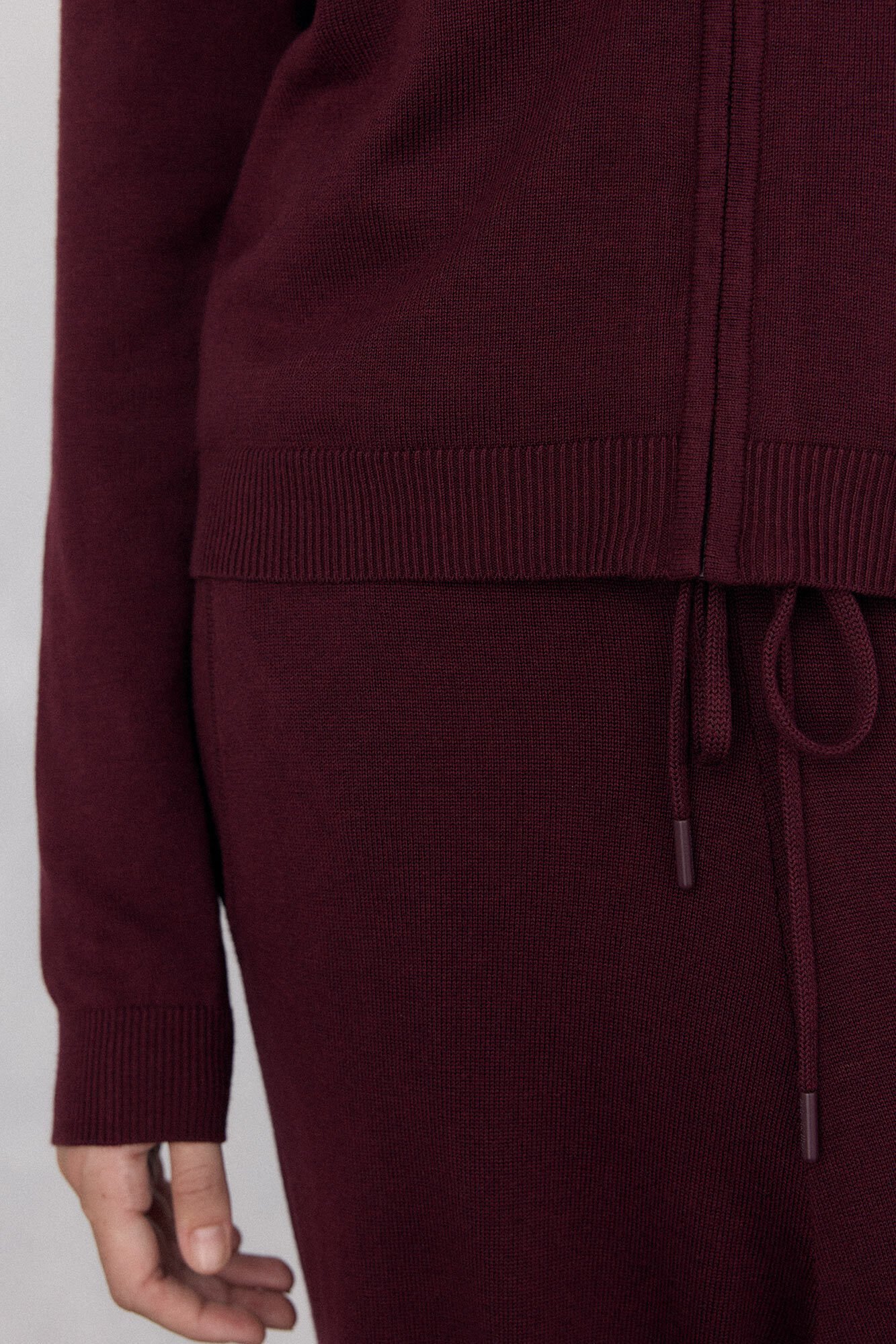 Pedro del Hierro capuz com malha para atividades f&iacute;sicas Bordeaux