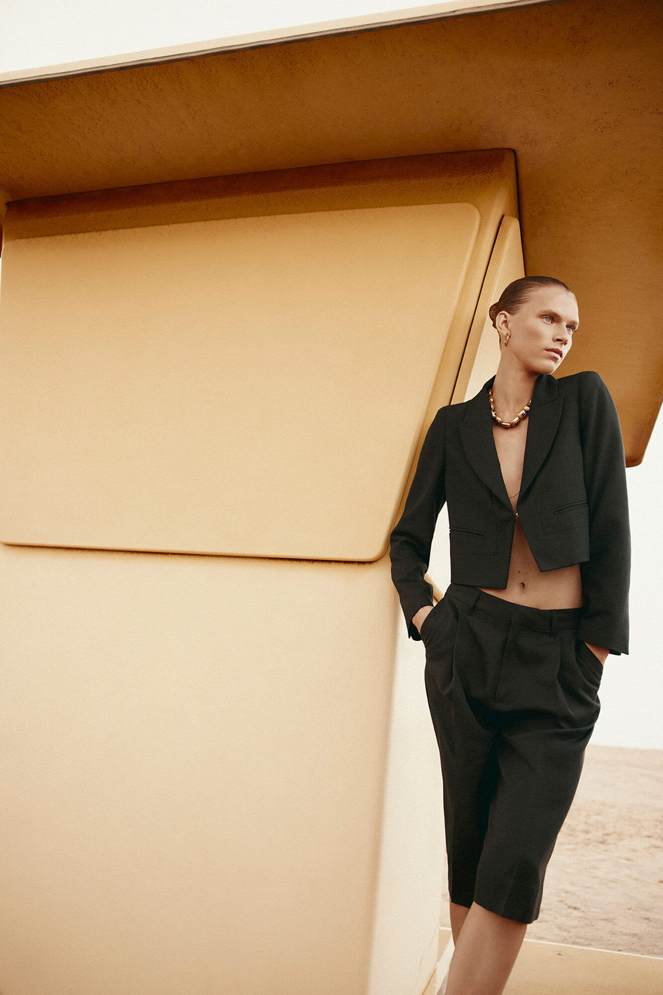 Pedro del Hierro Bermuda larga lino