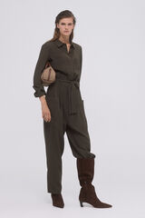 Pedro del Hierro Shirt style jumpsuit Green