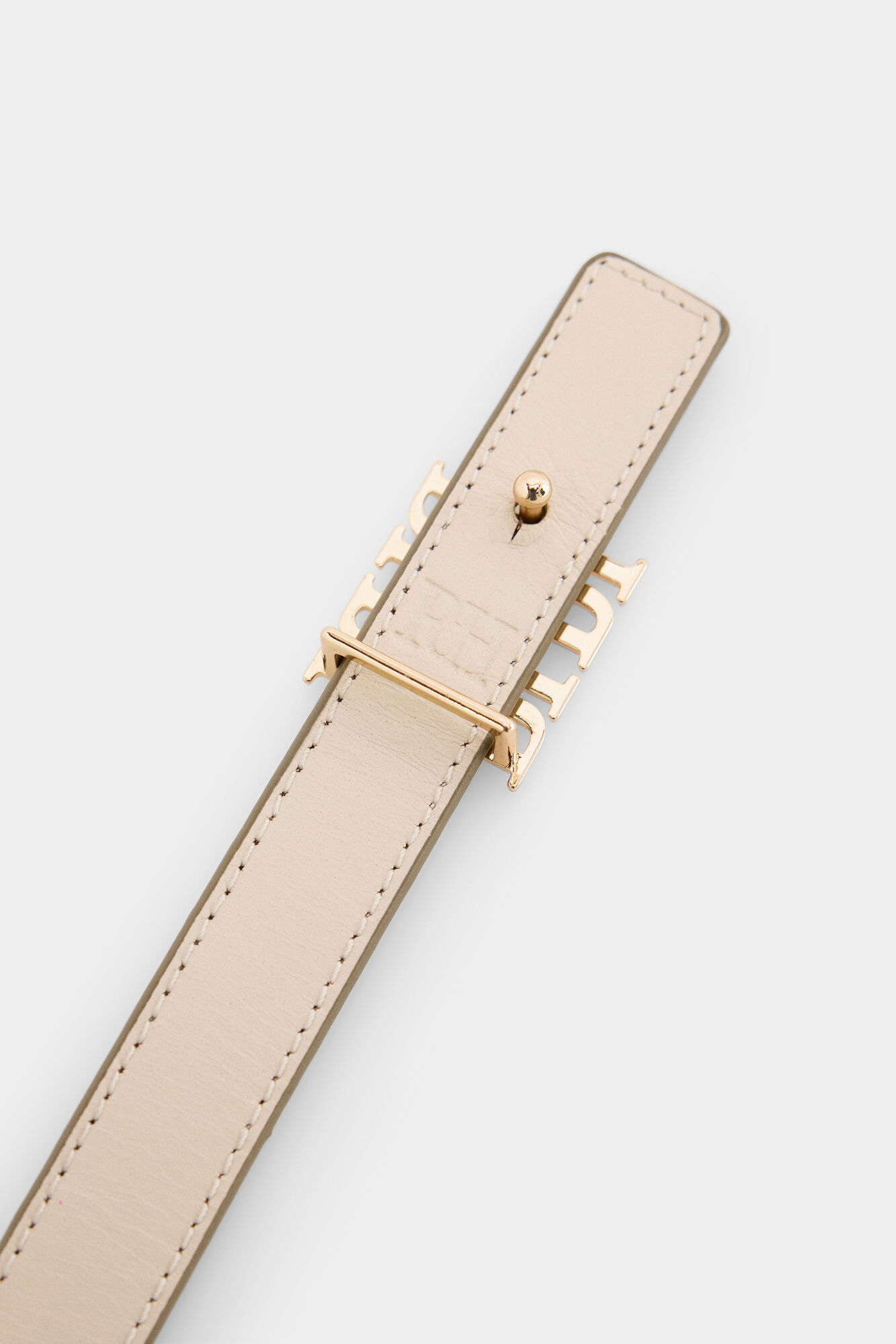 Pedro del Hierro Reversible leather belt Beige