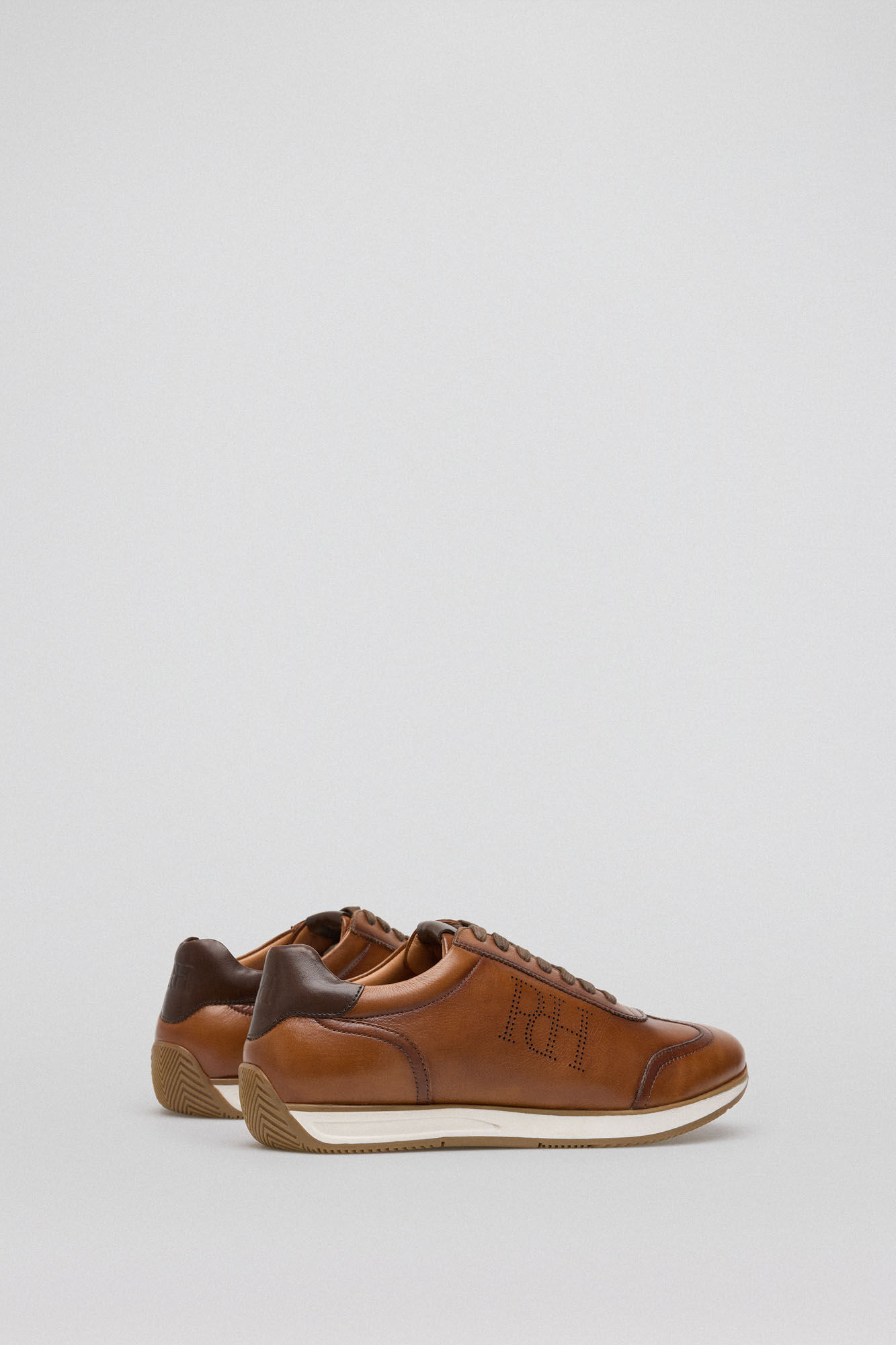 Pedro del Hierro New icon rubber sole trainer  Brown