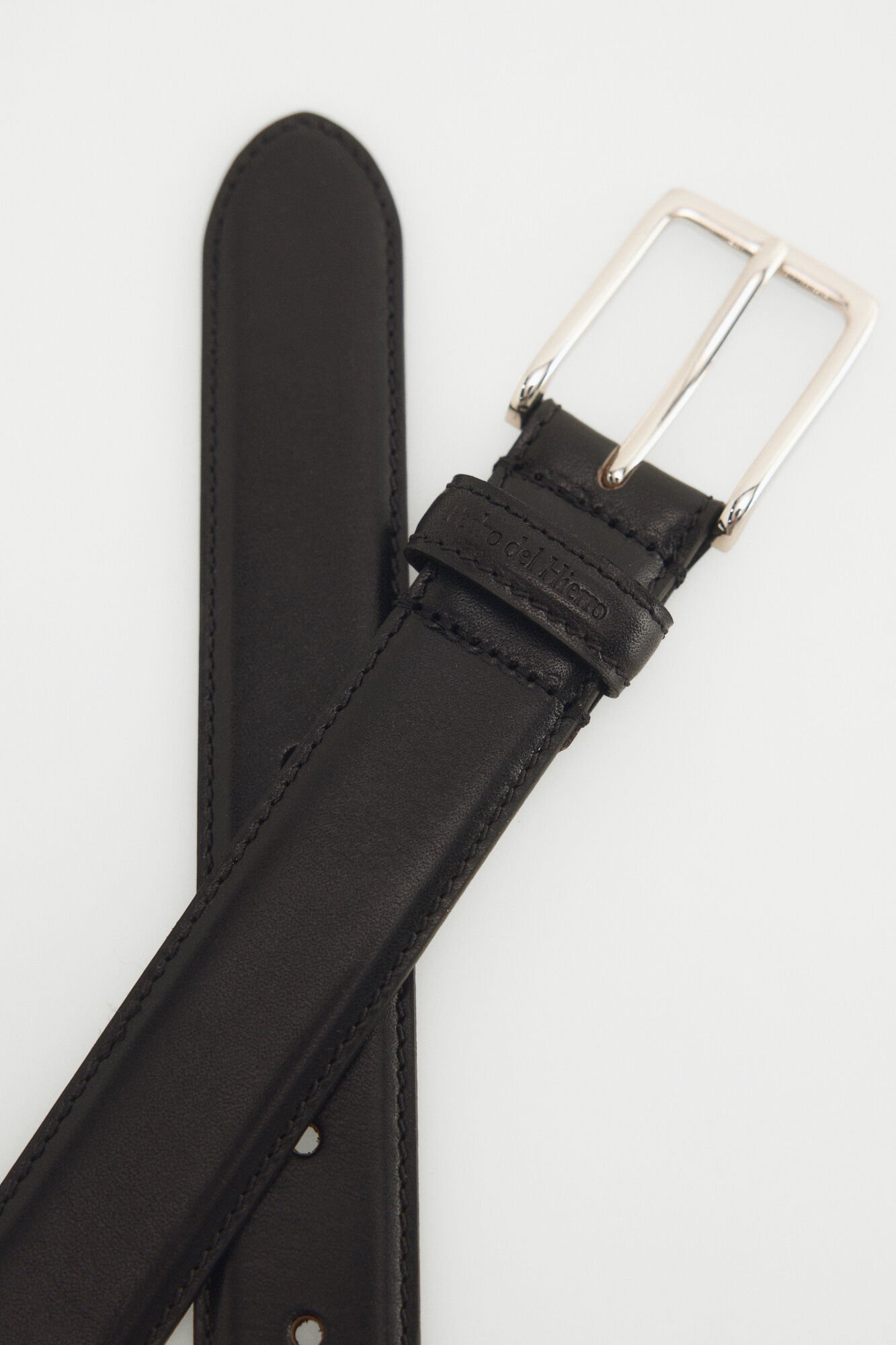 Pedro del Hierro leather dress belt