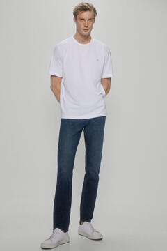 Pedro del Hierro camiseta básica Branco