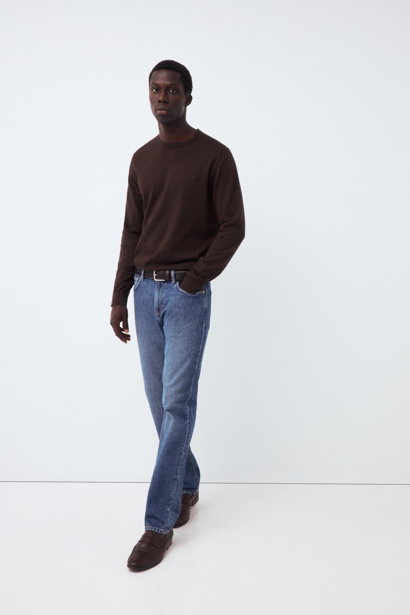 Pedro del Hierro Premium cotton silk cashmere knit jumper