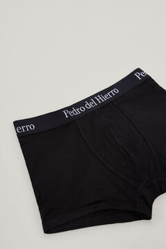 Pedro del Hierro Plain jersey-knit short boxers Black
