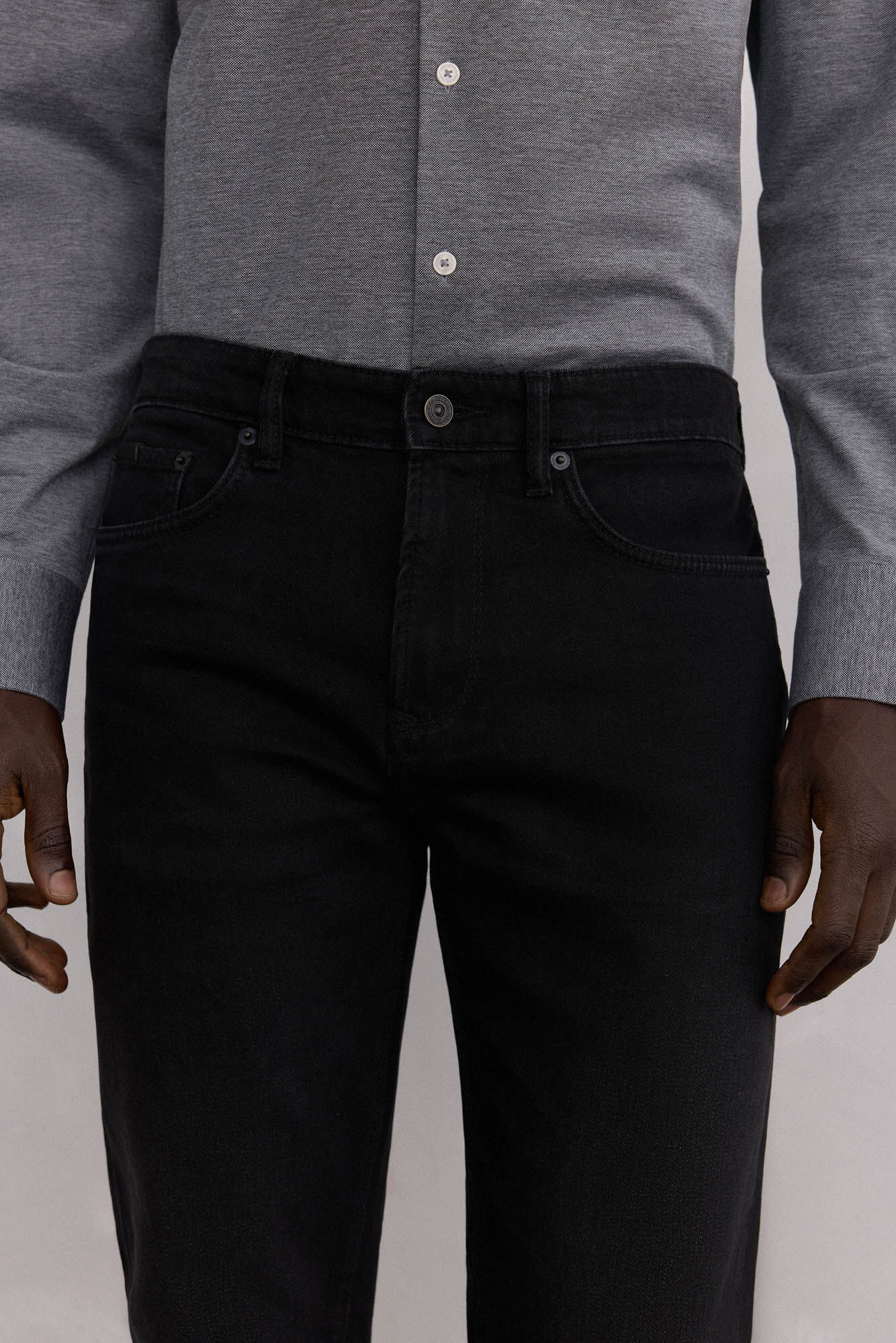 Pedro del Hierro Pantal&oacute;n vaquero slim fit Negro