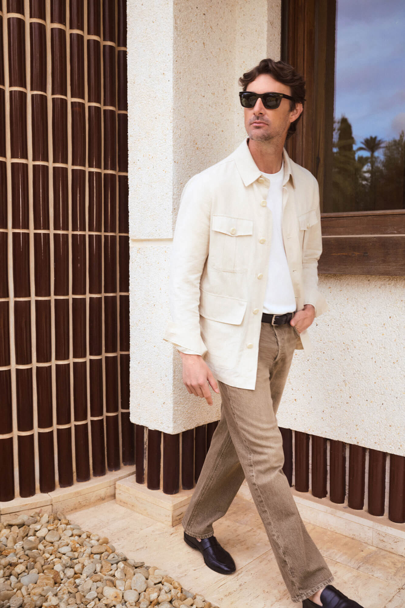 Pedro del Hierro Linen blend overshirt