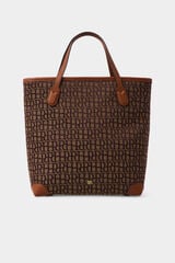 Pedro del Hierro Logo tote bag Brown