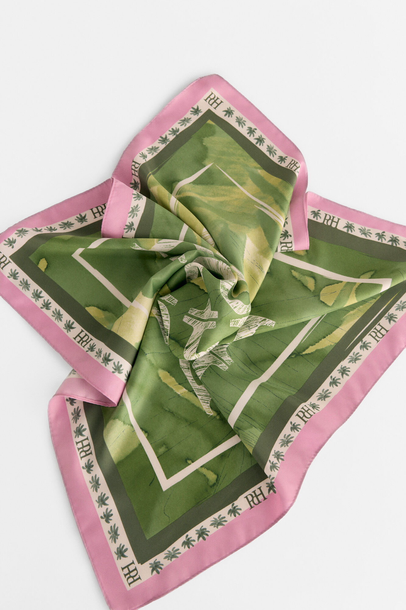 Pedro del Hierro Square printed foulard