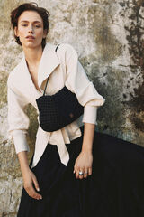 Pedro del Hierro Tie-front blazer Ecru