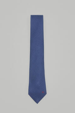 Pedro del Hierro gravata seda natural Azul