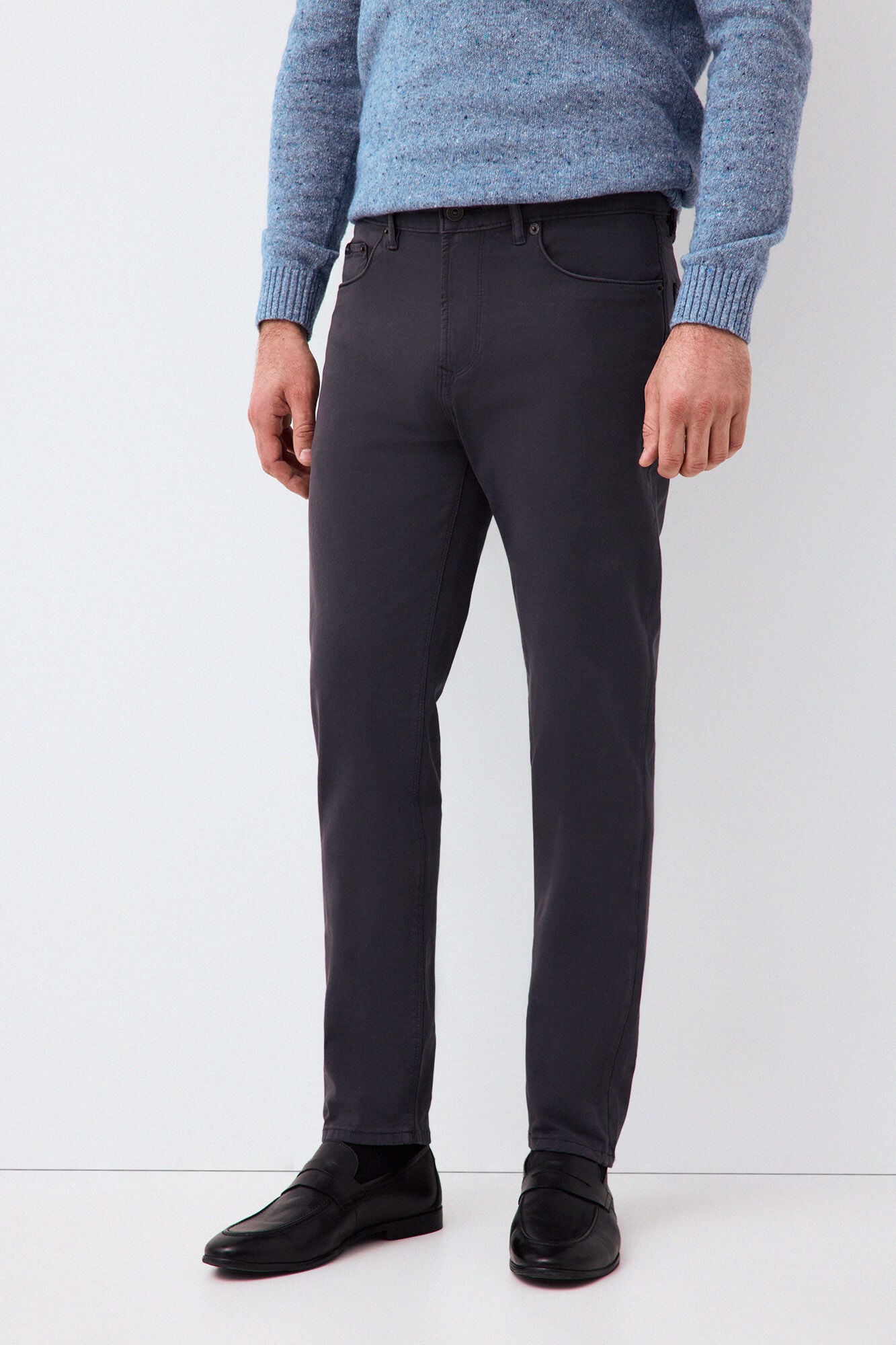 Pedro del Hierro Pantal&oacute;n 5 bolsillos color slim fit