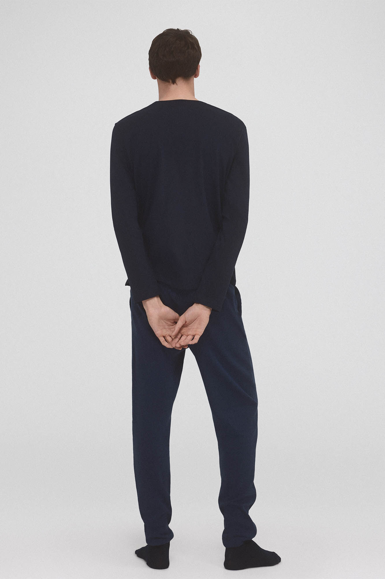 Pedro del Hierro Set de pijama punto Azul