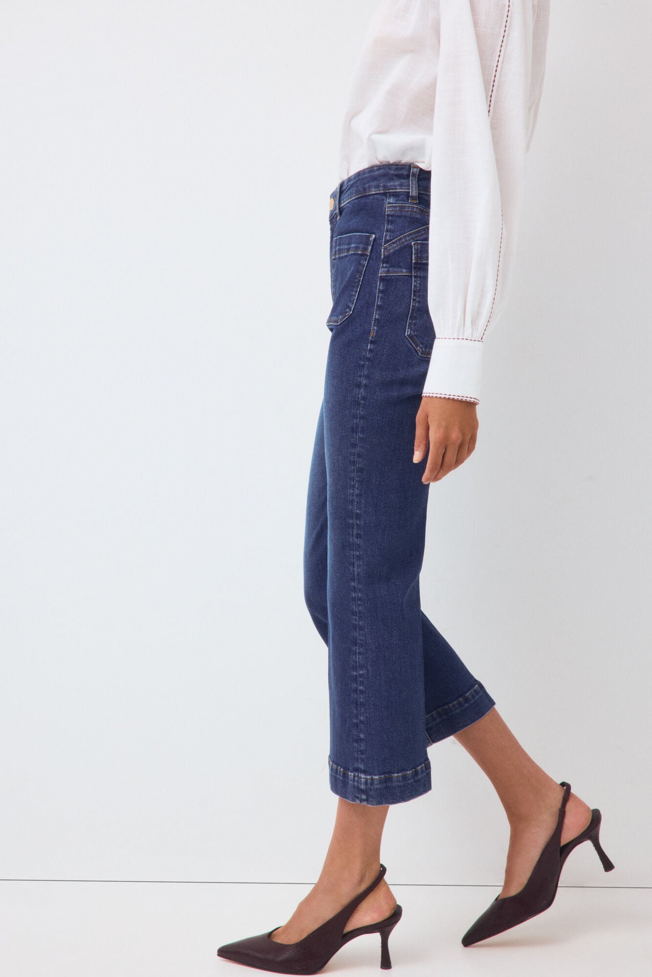 Pedro del Hierro Capri push up flare jeans Blue